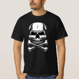 Pirate Thema Party Adult Schiff Skull T-Shirt