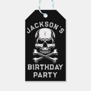Pirate Thema Party Adult Schiff's Skull Black Geschenkanhänger