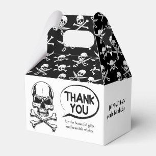 Pirate Thema Party Adult Ship's Skull Geschenkschachtel