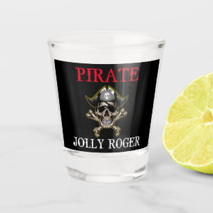 Pirate Thema Party Erwachsene RED SHOT GLASS Schnapsglas