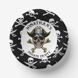 Pirate Thema Party Erwachsene Skull.Cross Bones Pappteller