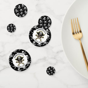 Pirate Thema Party Erwachsene Skull Cross Knochen Konfetti