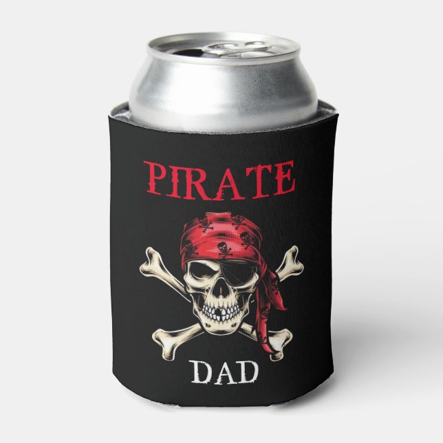 Pirate Thema Party Erwachsene Skull. VATER Salty S Dosenkühler (Kanne Vorderseite)