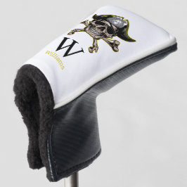 Pirate theme Party Adult Skull Monogram Golf Headcover