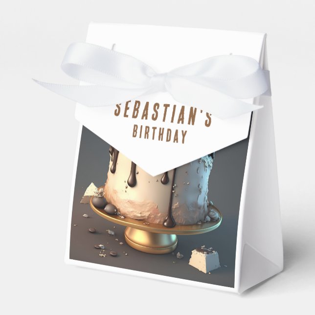 Pirate themed Cake Birthday Geschenkschachtel (Vorderseite)