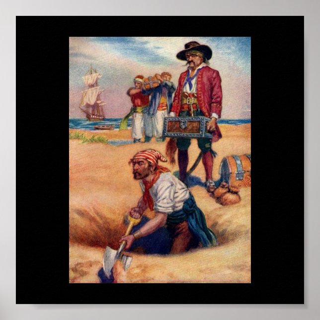 Pirate Treasure Poster (Vorne)
