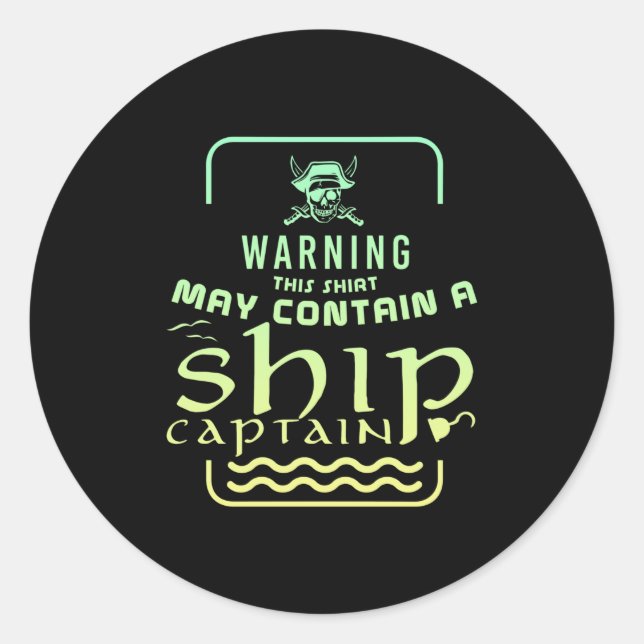 Pirate Treasure Redewendungen Runder Aufkleber (Vorderseite)