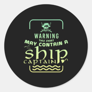 Pirate Treasure Redewendungen Runder Aufkleber