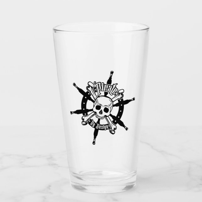 Pirate Tumbler Glass (Vorderseite)