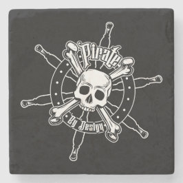 Pirate Untersetzer Stone