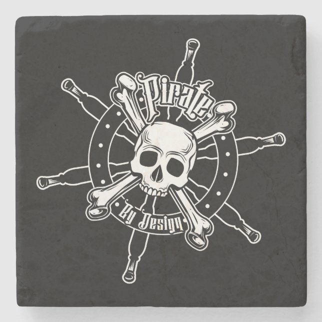 Pirate Untersetzer Stone (Vorderseite)