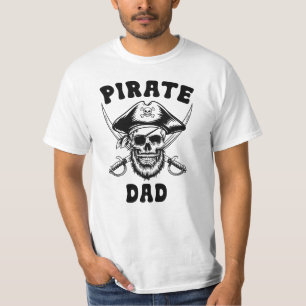 Pirate Vater Skull T-Shirt