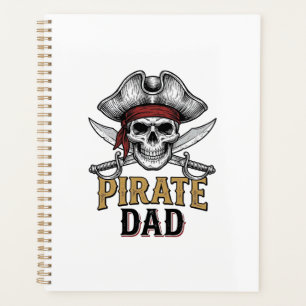 Pirate-Vater-Totenkopf-Schwert-vintage-graviertes- Planer
