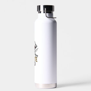 Pirate-Vater-Totenkopf-Schwert-vintage-graviertes- Trinkflasche