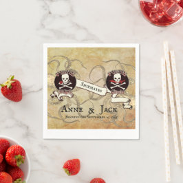 Pirate Wedding Serviette