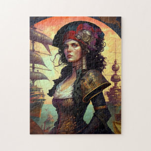 Pirate Woman Fantasy Art Puzzle
