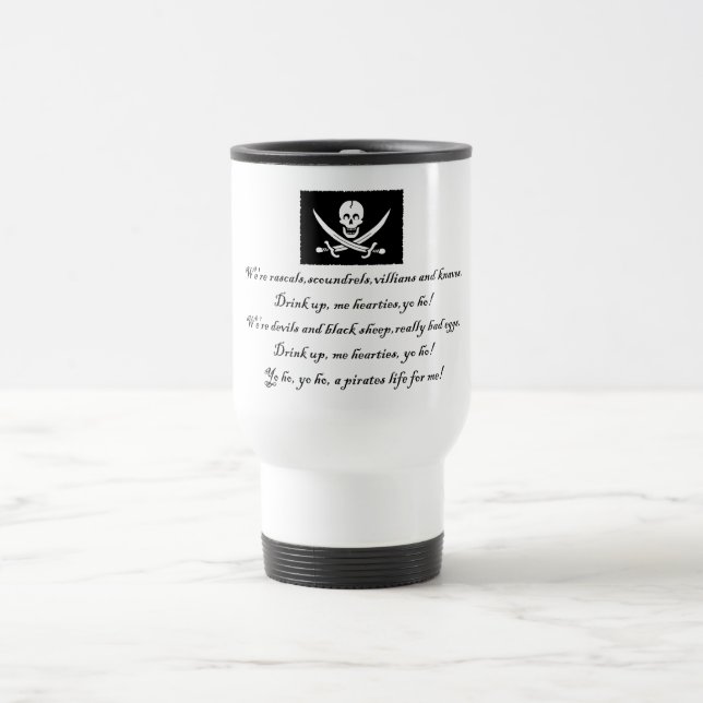 PirateLife, TravelMug Reisebecher (Mittel)