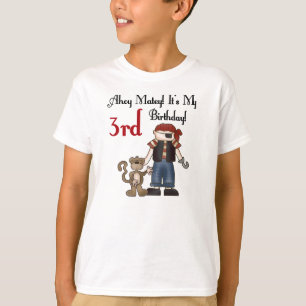 Piraten-ahoi kameradschaftlicher 3. Geburtstag T-Shirt