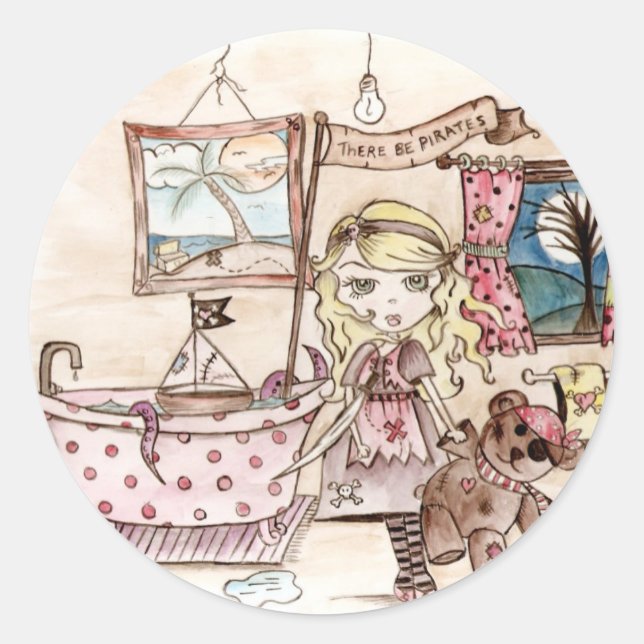 Piraten - Aufkleber (Vorderseite)