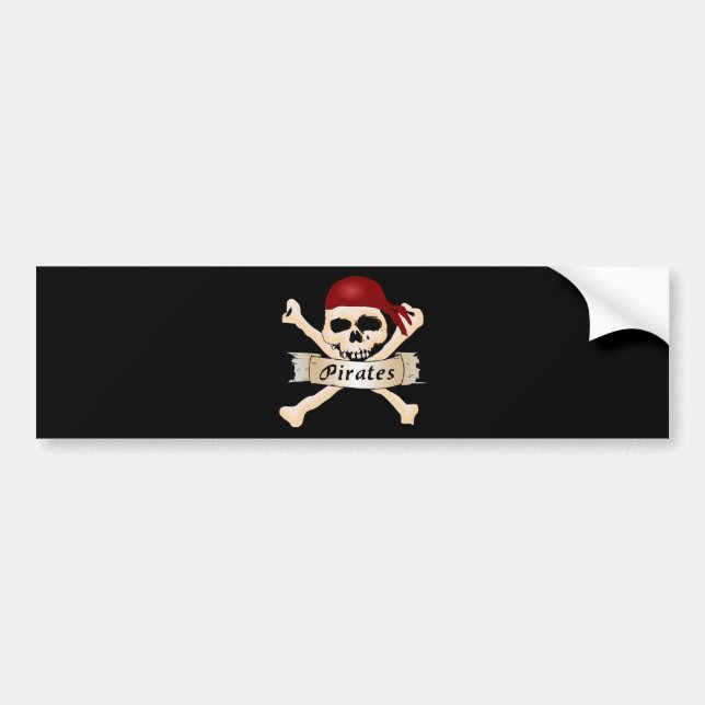 Piraten Autoaufkleber (Vorne)