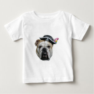Piraten-Bulldogge Baby T-shirt