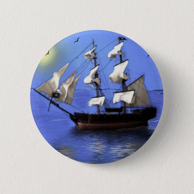 Piraten Button (Vorderseite)