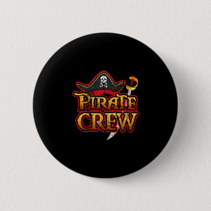 Piraten-Crew-Familie passende Piraten-Kreuzfahrt N Button