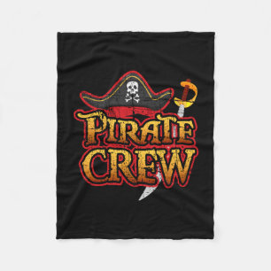 Piraten-Crew-Familie passende Piraten-Kreuzfahrt N Fleecedecke