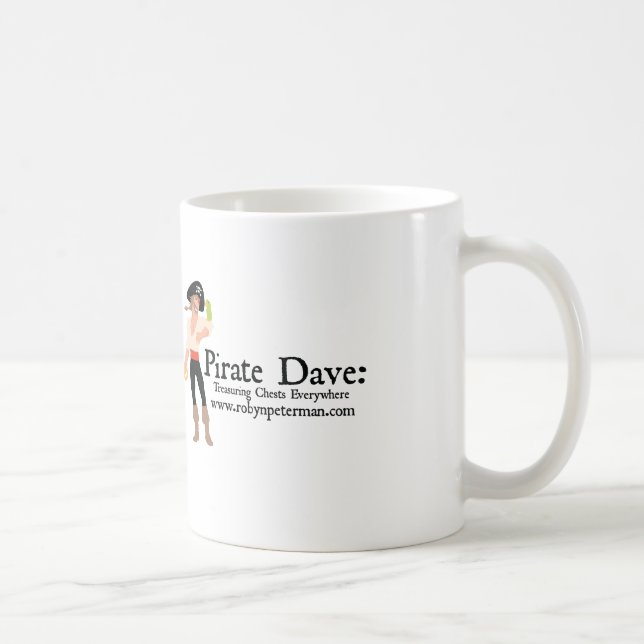 Piraten-Dave-Kaffee-Tasse Kaffeetasse (Rechts)