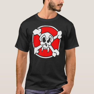 Piraten der roten der Perle Stirnseite voll T-Shirt
