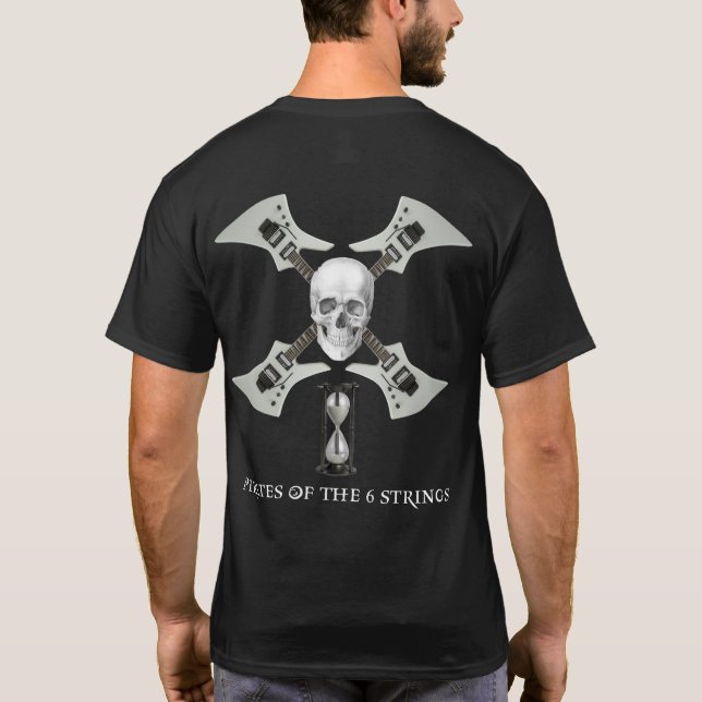 Piraten des 6 Stings Jackson Kelly Wynne Shirt (Rückseite)