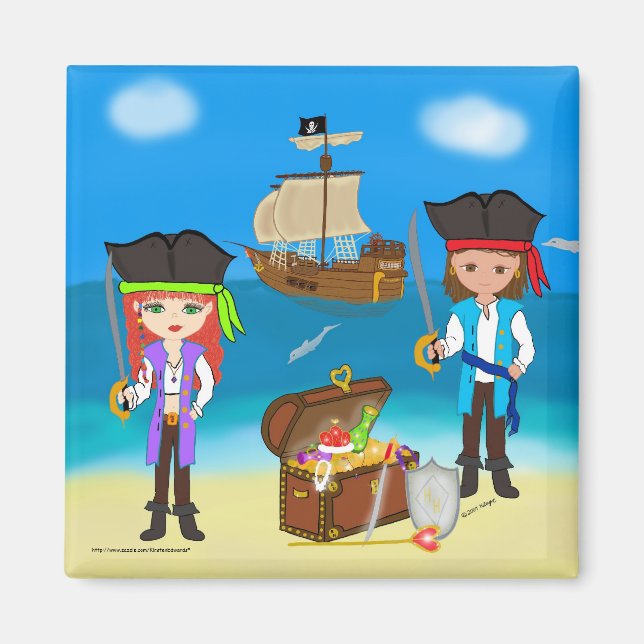 Piraten des Hinterland Magnet (Vorne)