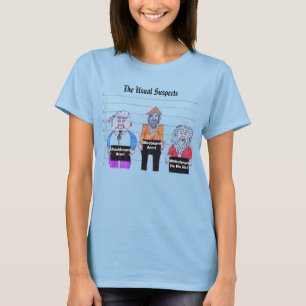 Piraten; die üblichen Verdächtigen, T-Shirt