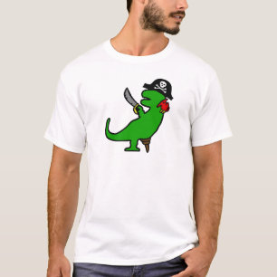 Piraten-Dinosaurier T-Shirt