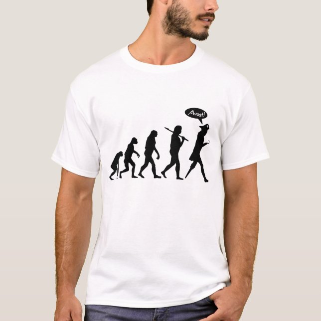 Piraten-Evolutions-Licht-T - Shirts (Vorderseite)