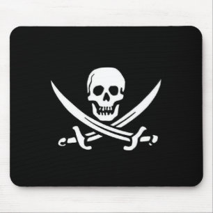 Piraten-Flagge Mousepad