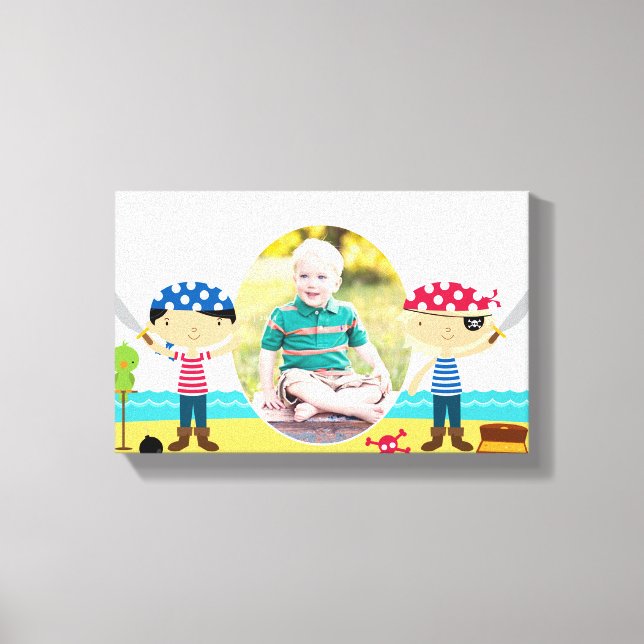 Piraten-Foto [12,6x8 Zoll] Leinwanddruck (Vorderseite)