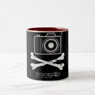 Piraten-Fotografie-Tasse Zweifarbige Tasse