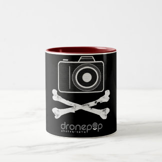 Piraten-Fotografie-Tasse Zweifarbige Tasse