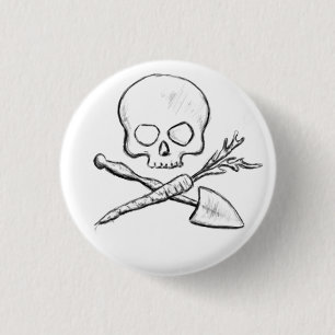 Piraten-Gärtner-Buttone Button