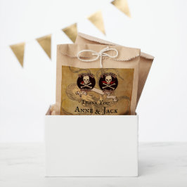 Piraten-Gastgeschenk Hochzeit Geschenktütchen