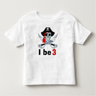 Piraten-Geburtstag Kleinkind T-shirt