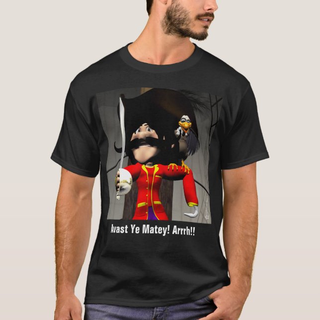 Piraten-Geburtstag T-Shirt (Vorderseite)