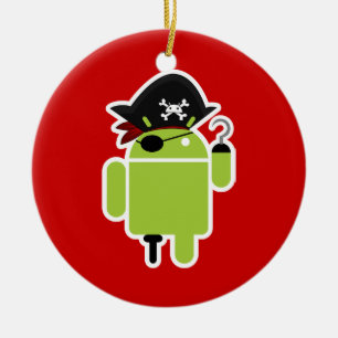 Piraten gegen Ninjas Keramik Ornament