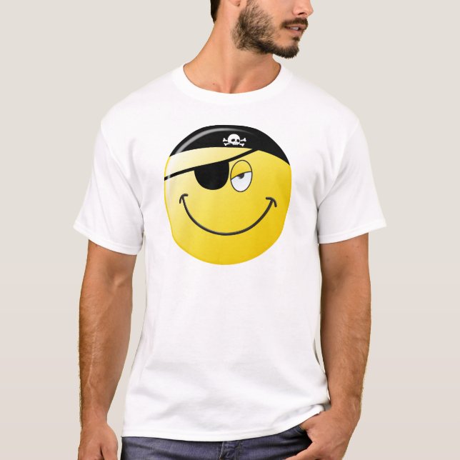 Piraten-Gesicht T-Shirt (Vorderseite)