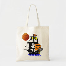 Piraten-Halloween-Süßigkeits-Tasche