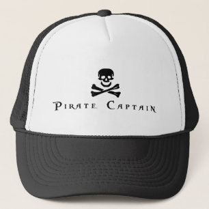 Piraten-Kapitän Truckerkappe
