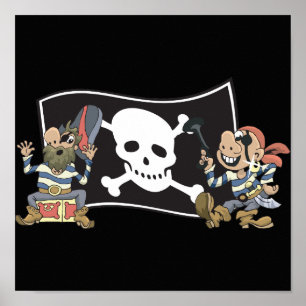 Piraten-Kerle Poster