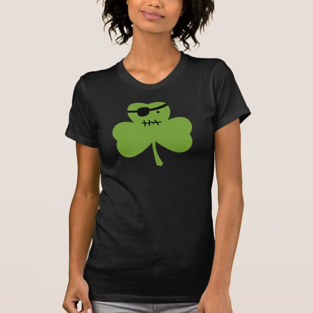Piraten-Kleeblatt T-Shirt (Vorderseite)