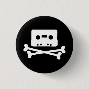 Piraten-Knopf Button